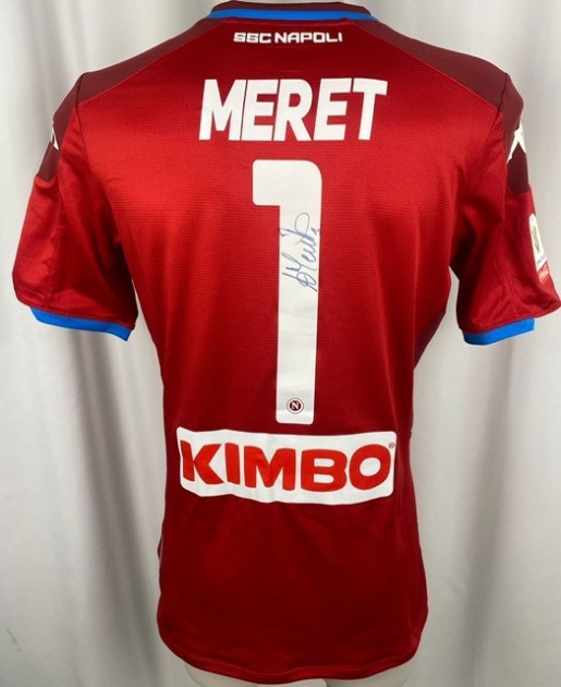 Meret's Signed Match-Issued Shirt, Napoli vs Juventus Coppa Italia Final 2019/20