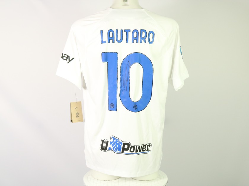 Lautaro Official Inter Signed Shirt, 2023/24