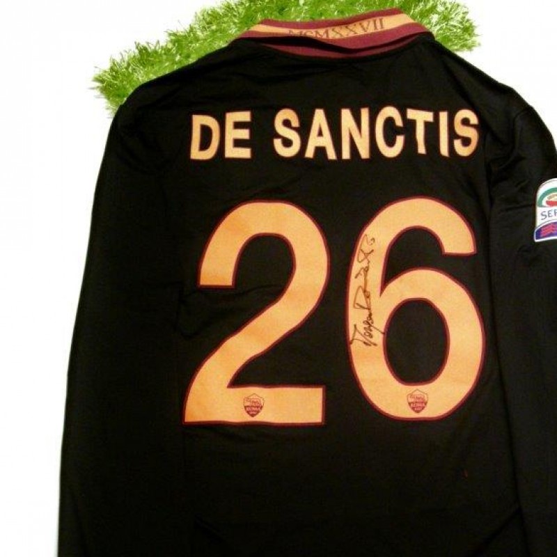 Roma fanshop shirt, De Sanctis, Serie A 2013/2014 - signed