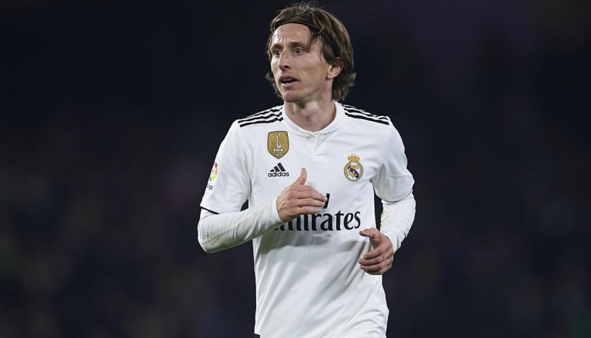Modric's Official Real Madrid Signed Shirt, 2018/19