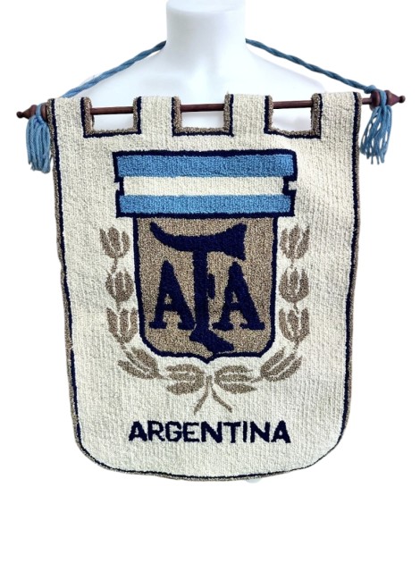 Argentina Match-Issued Pennant, FIFA World Cup 1982