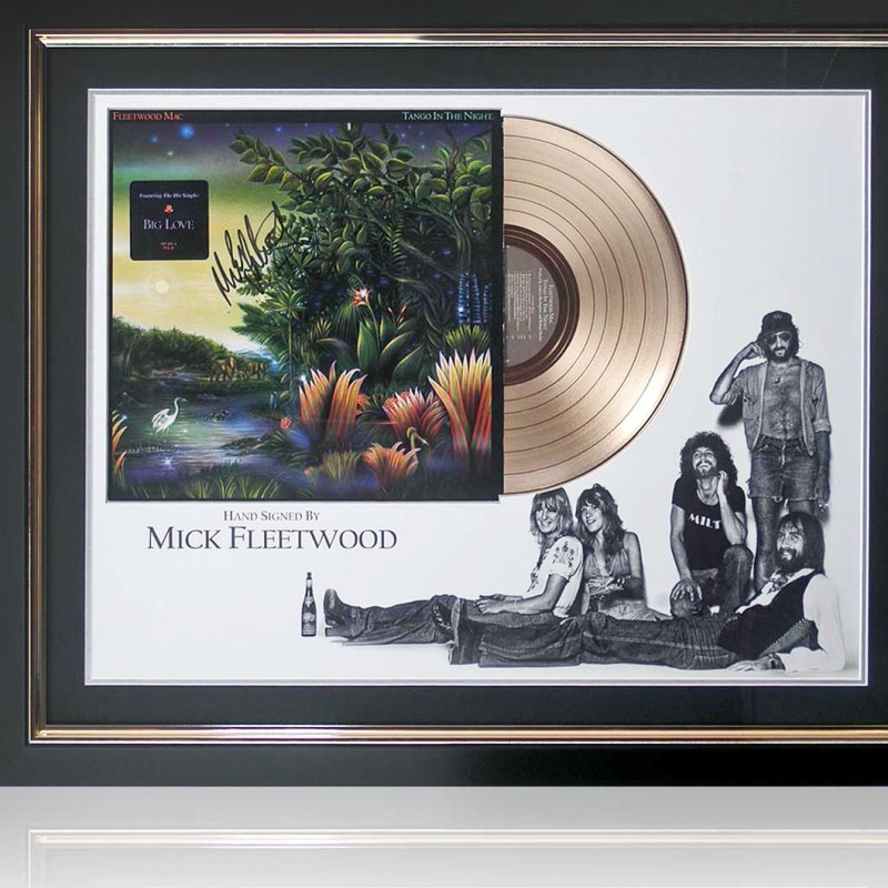 Fleetwood Mac Signed Gold Record Presentation