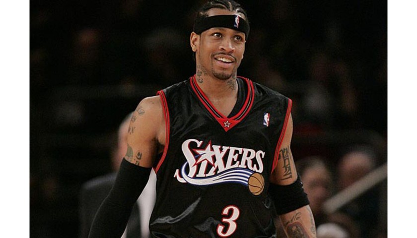 Allen Iverson Signed All-Star Jersey - CharityStars