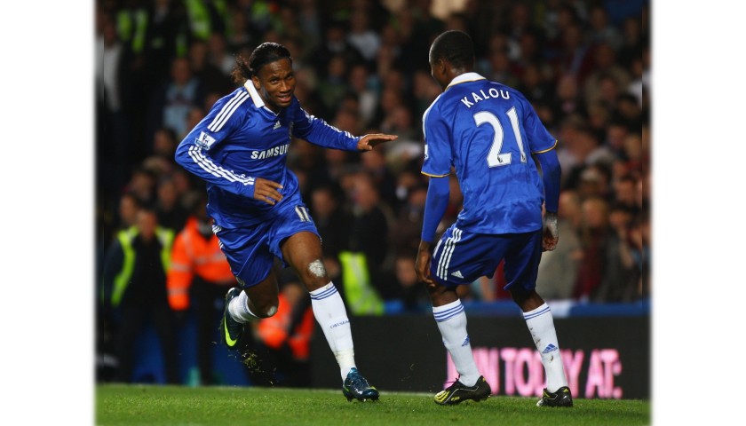 Drogba's Official Chelsea Signed Shirt, 2008/09