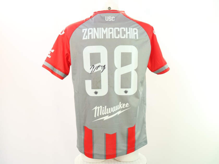 Maglia Zanimacchia unwashed Cremonese vs Frosinone 2024 - Autografata