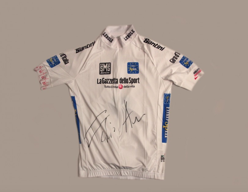 Fabio Aru white t-shirt from Giro D'Italia 2015