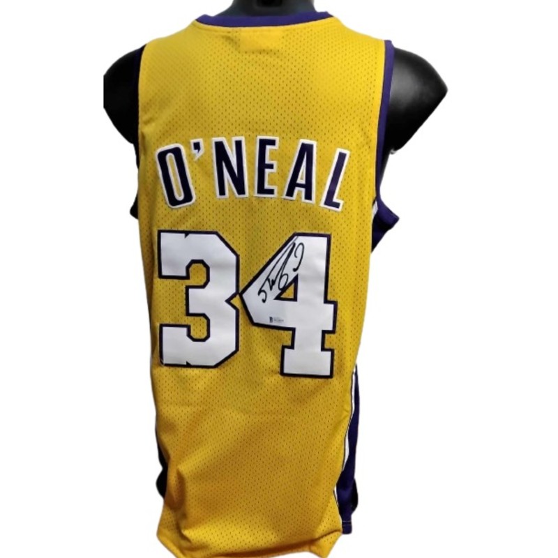 Canotta replica Shaquille O'Neal Los Angeles Lakers - Autografata