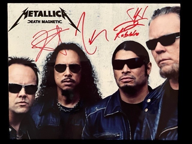 Metallica Signed Photograph