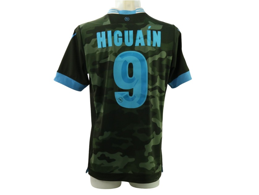 Higuain's Napoli Match-Worn Shirt, 2013/14