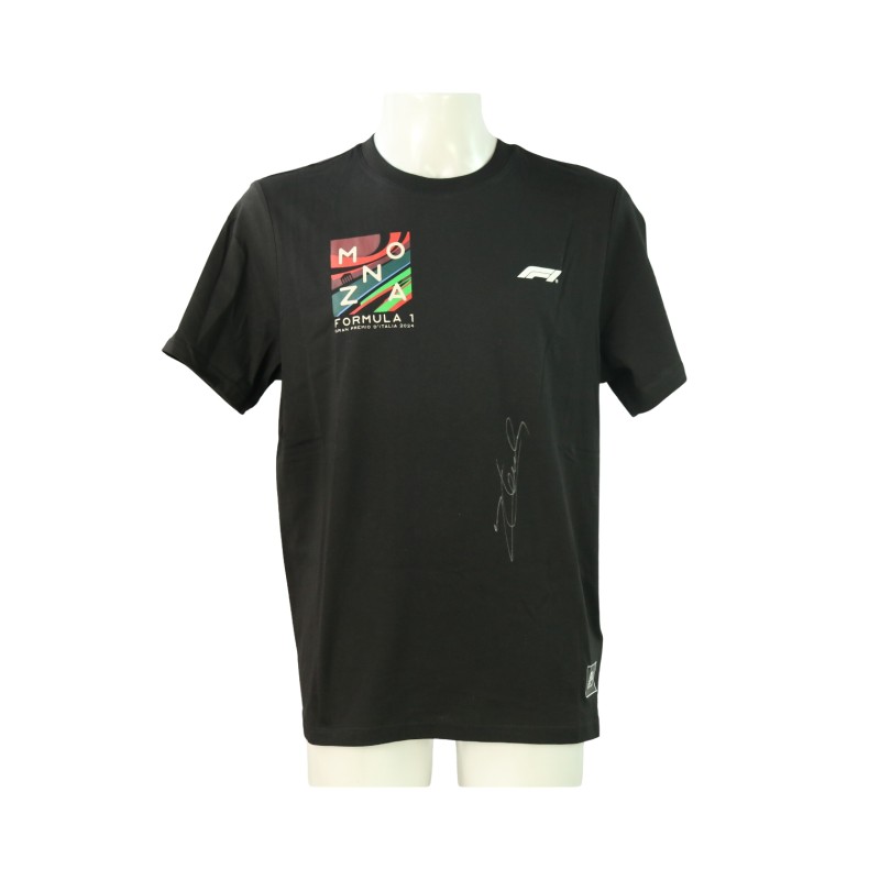 Official Formula 1 T-Shirt, Monza 2024 - Signed by Charles Leclerc