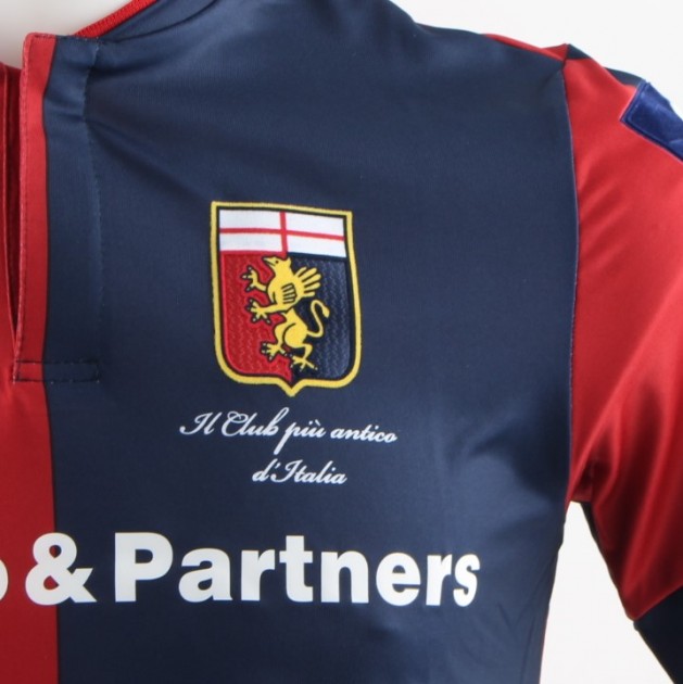 Maglia kids ufficiale del Genoa, autografata da Leonardo Pavoletti #2 -  CharityStars