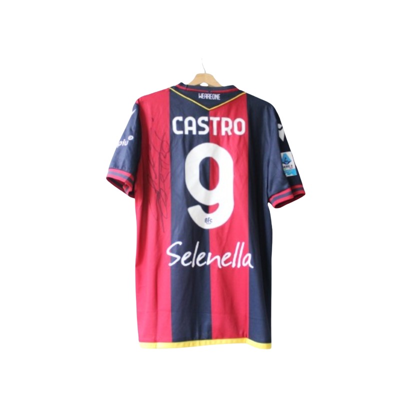 Santiago Tomás Castro's Bologna Signed Official Shirt, 2024/25