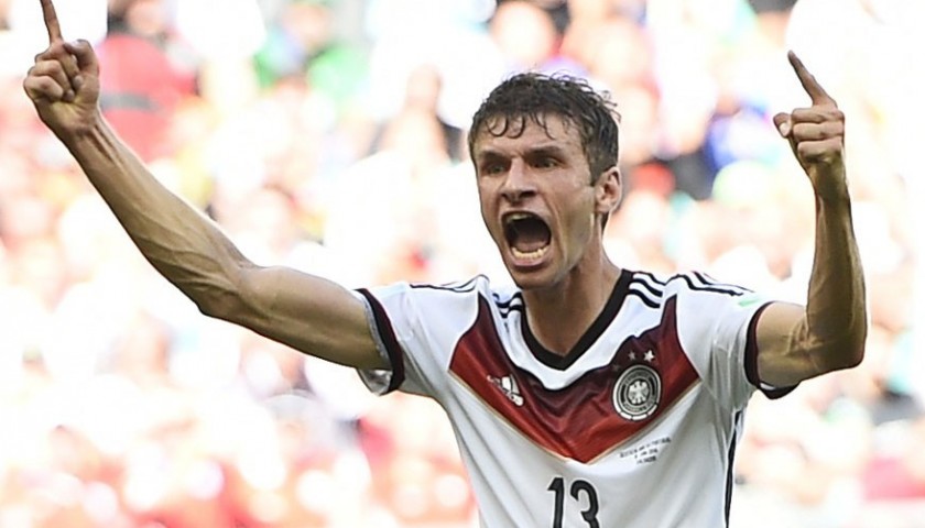 Thomas Müller Germany Match Hattrick Shirt vs Portugal World Cup, 2014