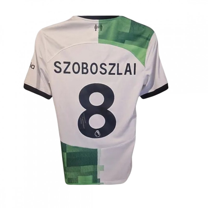 Dominik Szoboszlai's Liverpool 2023/24 Signed Official Away Shirt
