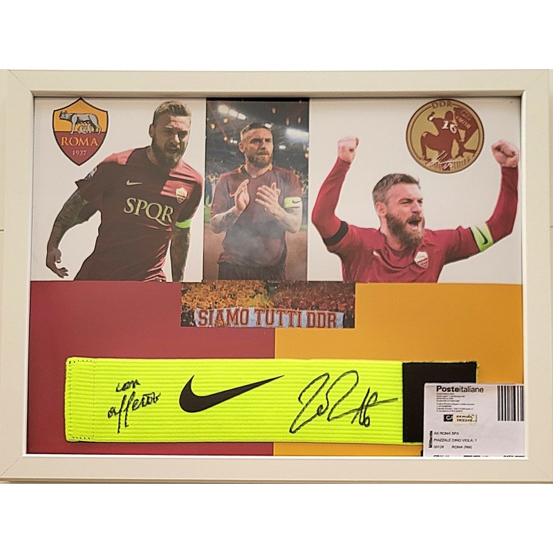 Nike Captain's Armband, 2017/18 - Worn and Signed by Daniele De Rossi