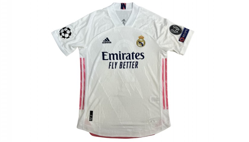 Benzema's Official Real Madrid Signed Shirt, 2021/22 - CharityStars