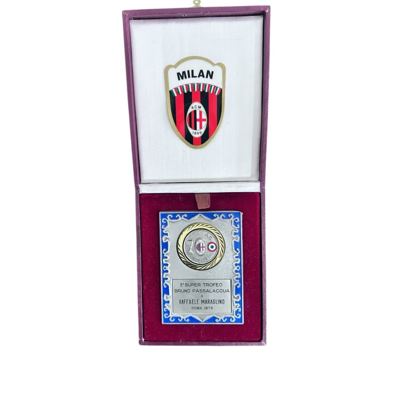 Medaglia Ufficiale Milan, Vincitori Torneo Passalacqua 1974