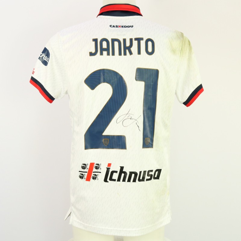 Jankto's Signed Unwashed Shirt, Inter Milan vs Cagliari 2024