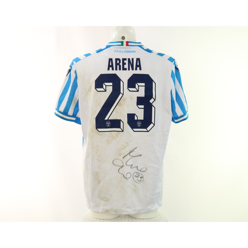 Arena's Signed Unwashed Shirt, SPAL vs Perugia 2025 