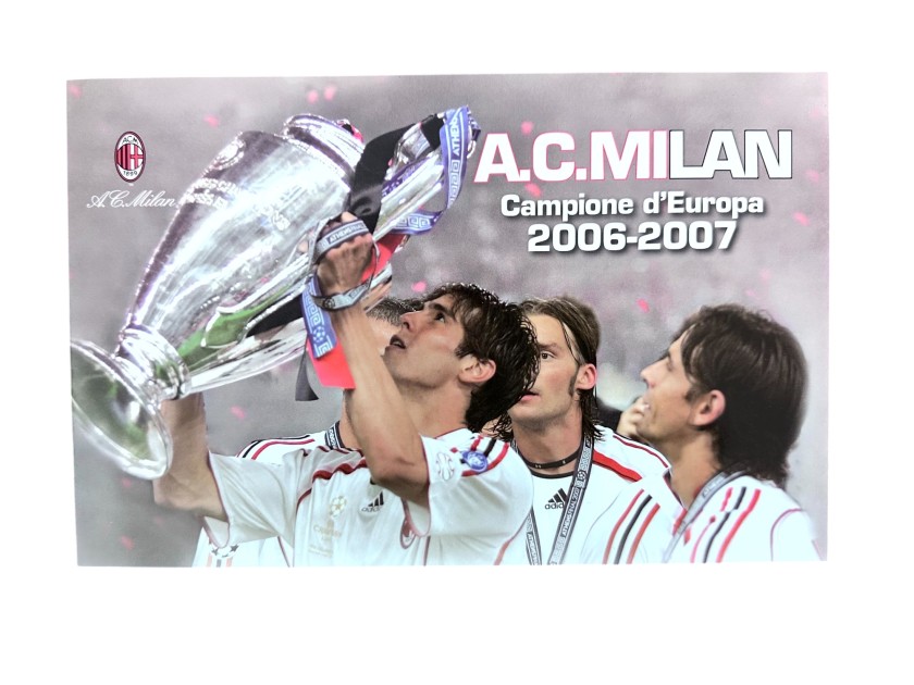 Milan's Commemorative Letter Box and Stamp, UCL Victory 2007