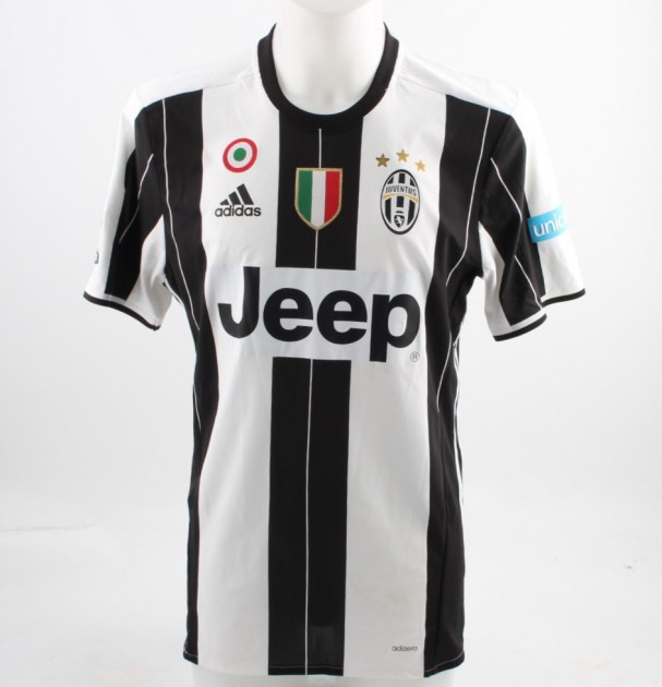 Match Worn Chiellini shirt, Juventus-Sampdoria 14/05, Special Patch UNICEF