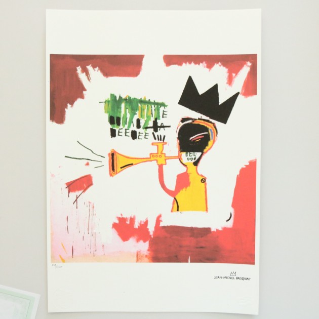 Basquiat Signed Lithograph