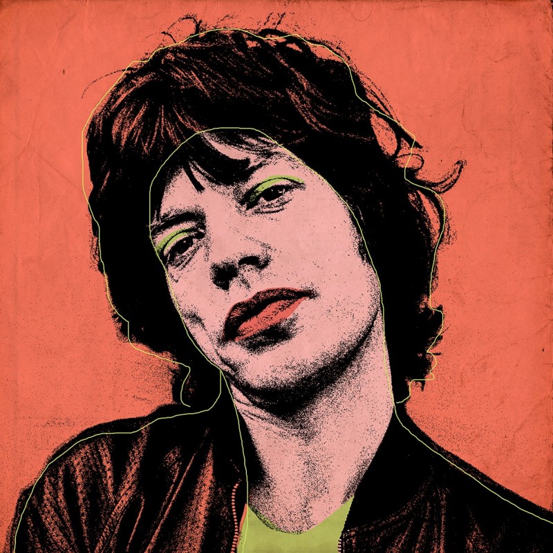 "Mick Jagger" by Andrea Pisano - Icon Pop