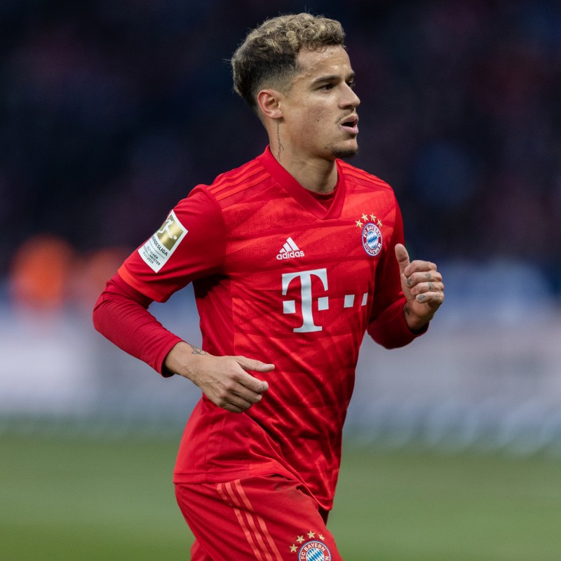 Coutinho's Official Bayern Munich Signed Shirt, 2019/20