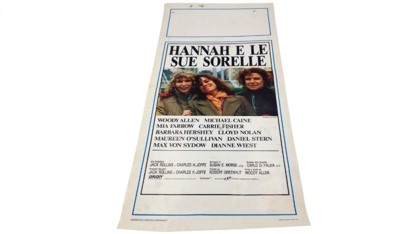 “Hannah and Her Sisters” Italian Language Poster, 1986