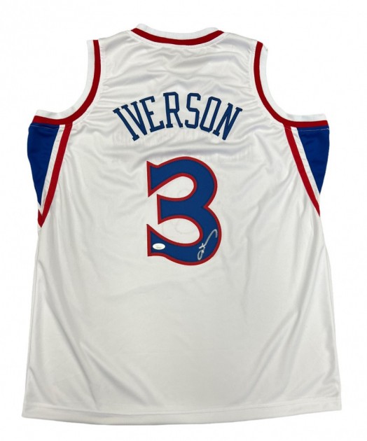 Allen Iverson Signed 'The Answer' Jersey