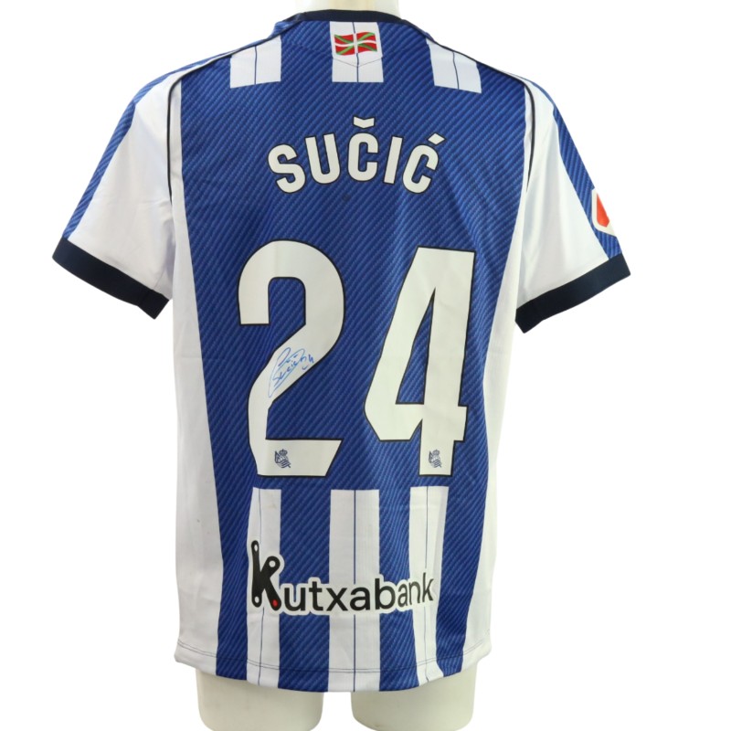 Sucic's Signed Unwashed Shirt, Real Sociedad vs Elche 2026