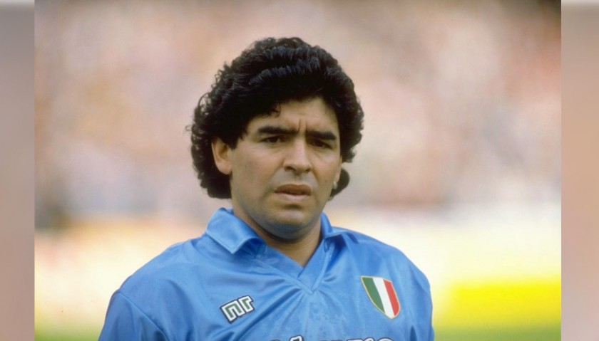 Maradona's Official Napoli 1990/91 Signed Shirt