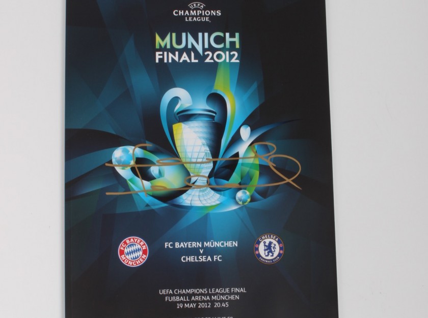 2012 Champions League Final Programme Signed by Frank Lampard