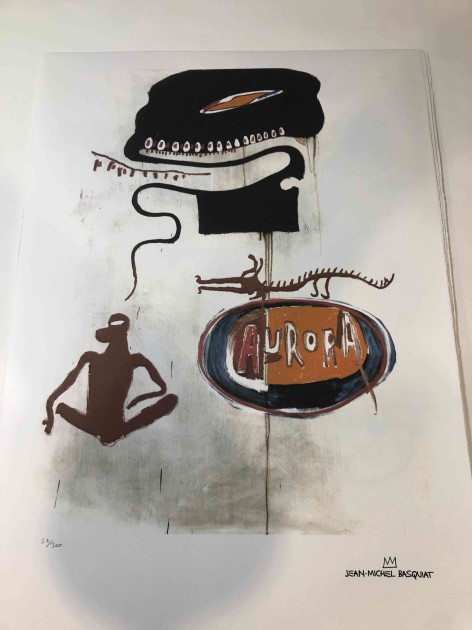 Litografia offset di Jean-Michel Basquiat (replica)