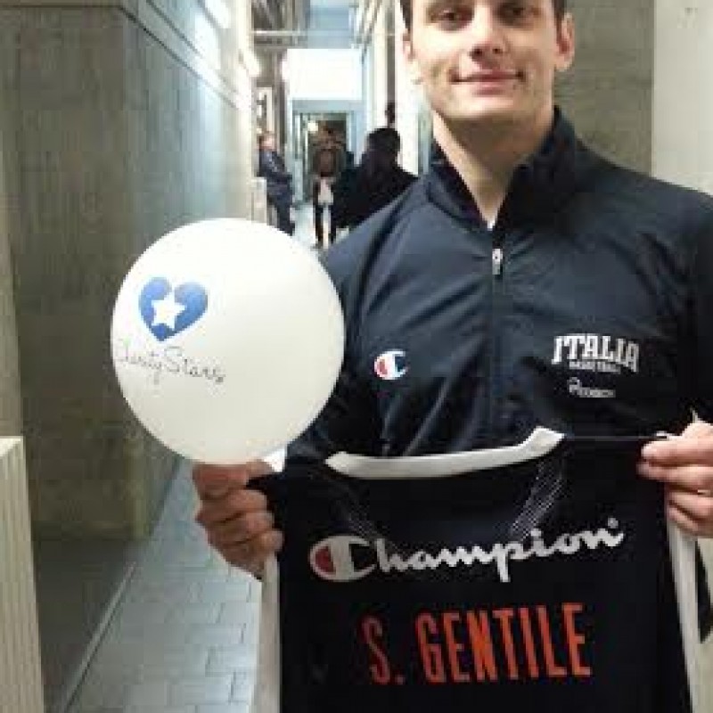 Stefano Gentile worn signed shirt - All Star Game BEKO 2014