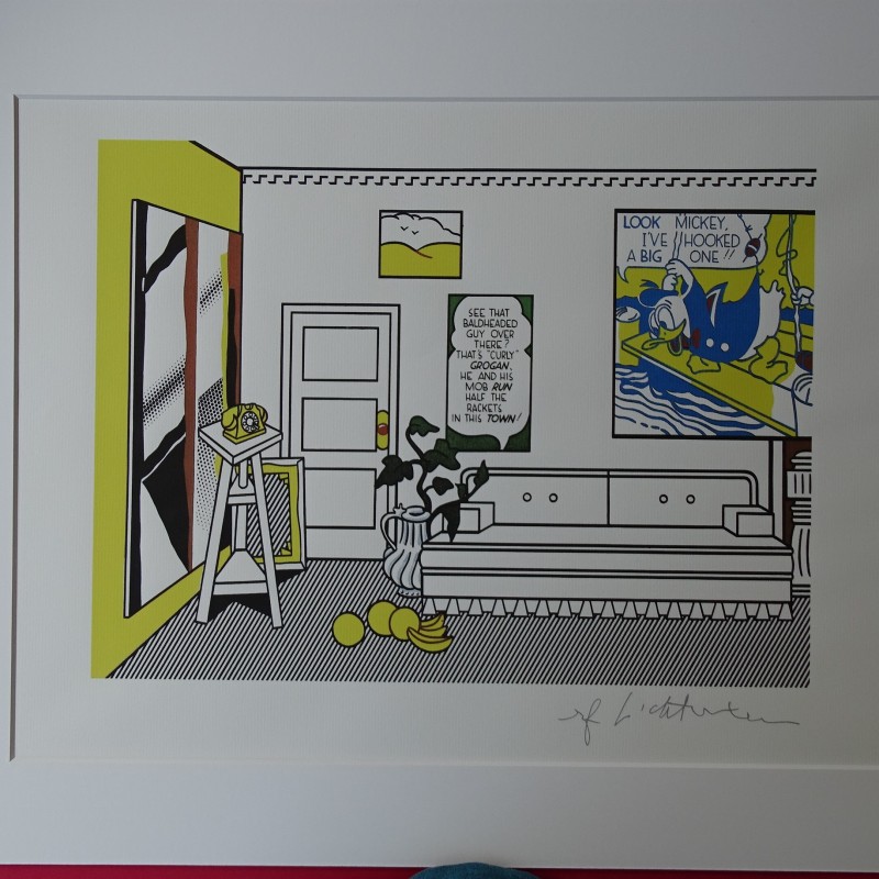 Roy Lichtenstein "Artist's Studio—Look Mickey"