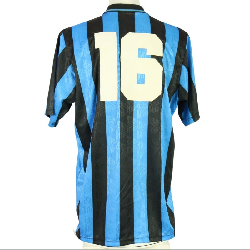 Fontolan's Inter Milan Match-Worn Shirt, 1992/93