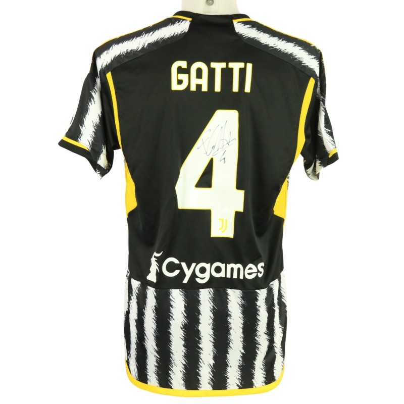 Gatti Official Juventus Signed Shirt, 2023/24 