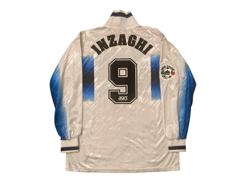 Inzaghi's Atalanta Match-Issued Shirt, 1996/97