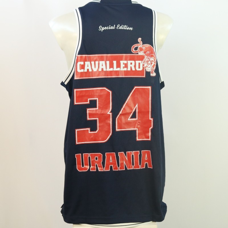 Cavallero's Match Worn tank top, Urania Basket 2024 - Signed