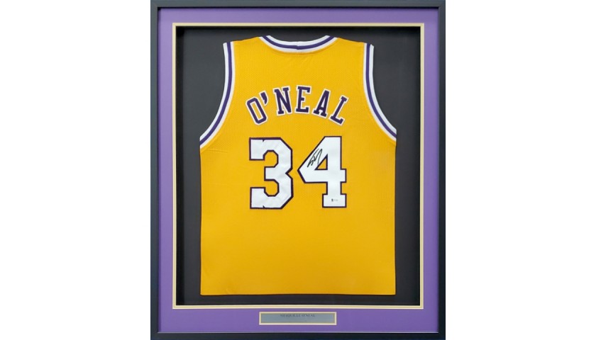 Shaquille O’Neal Signed Framed Jersey