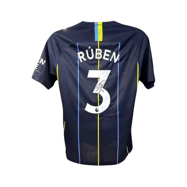 Maglia ufficiale firmata di Ruben Dias del Manchester City in trasferta 2018/19