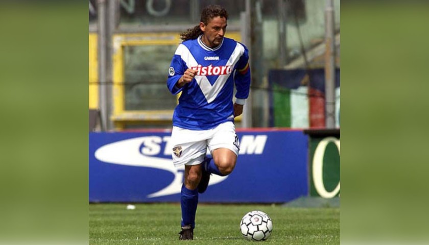 Baggio's Official Brescia Signed Shirt, 2000/01