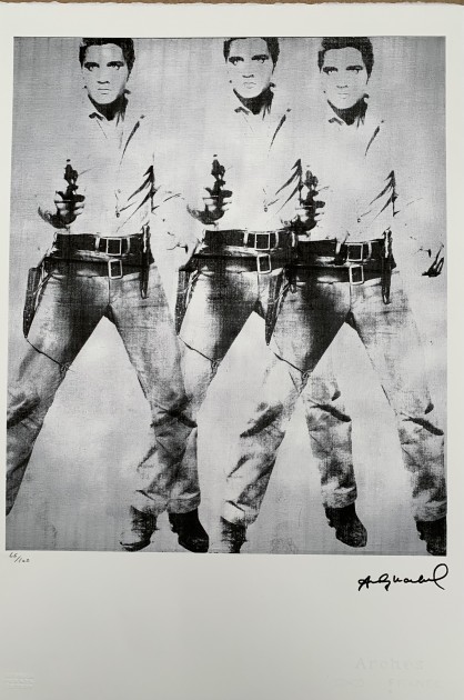 Andy Warhol Signed "Elvis Presley" 