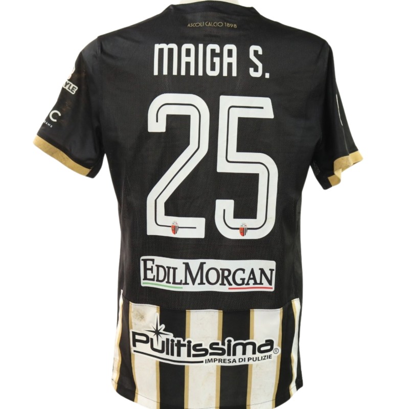 Maiga Silvestri's Unwashed Shirt, Ascoli vs Carpi 2025