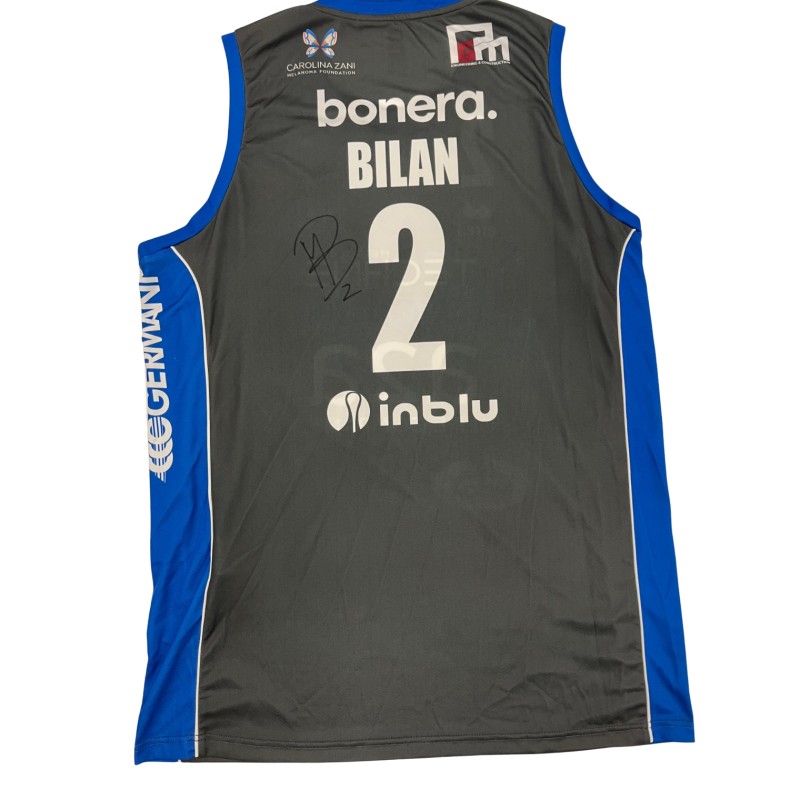 Bilan's Germani Brescia vs Olimpia Milano Signed Unwashed Set, Coppa Italia 2025