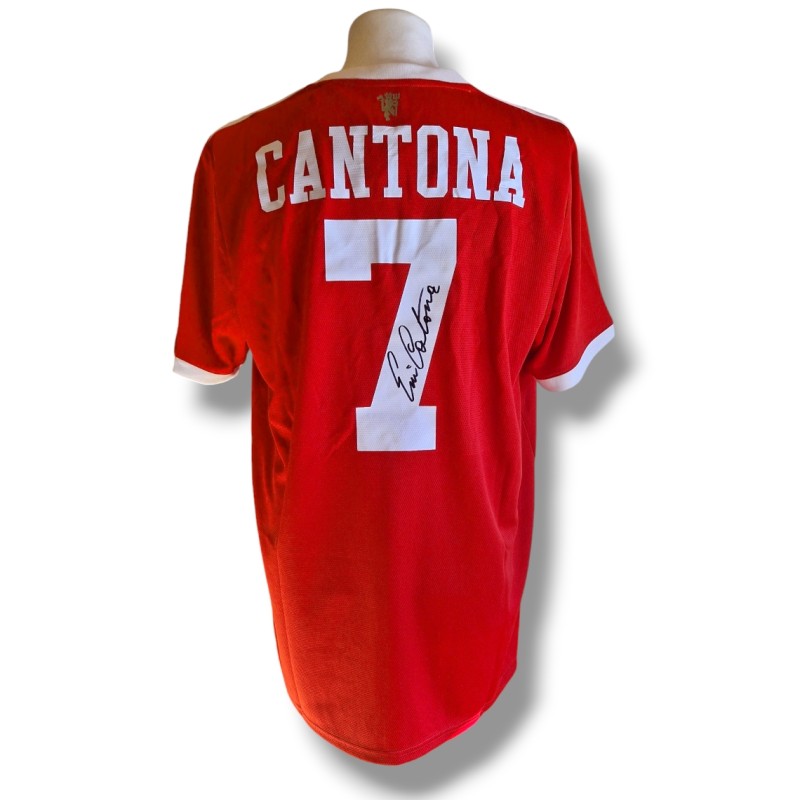 Maglia firmata da Eric Cantona per il Manchester United