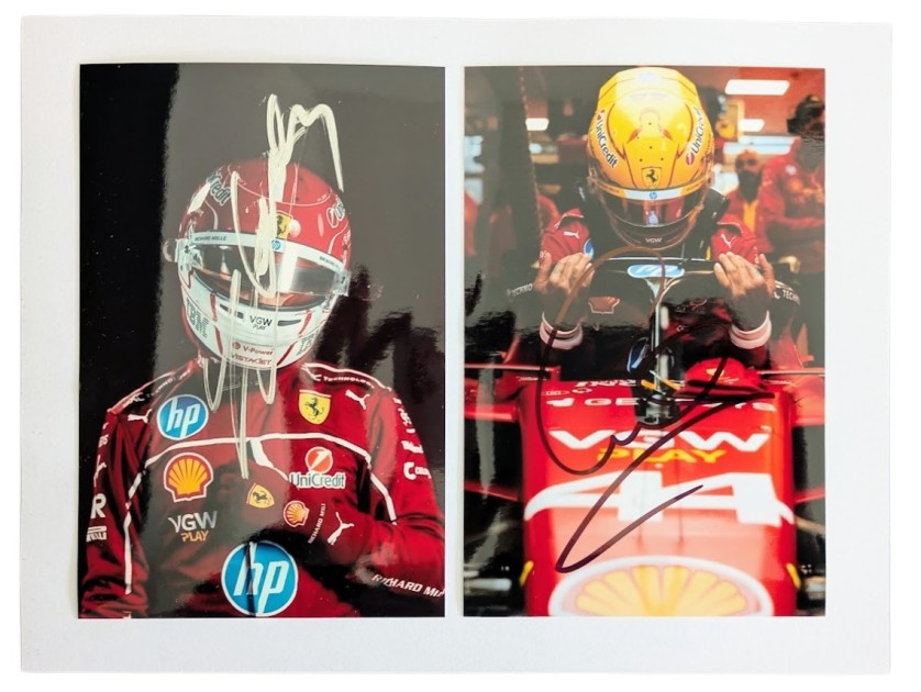 Hamilton and Leclerc Photograph - Signed by Hamilton and Leclerc