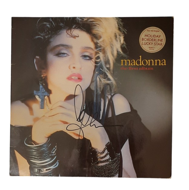 Madonna Signed 'The First Album' Vinyl LP