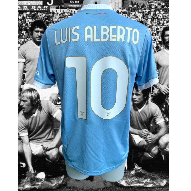 Luis Alberto's Match Shirt, Lazio vs Empoli 2024 - Special 50th Anniversary First Scudetto